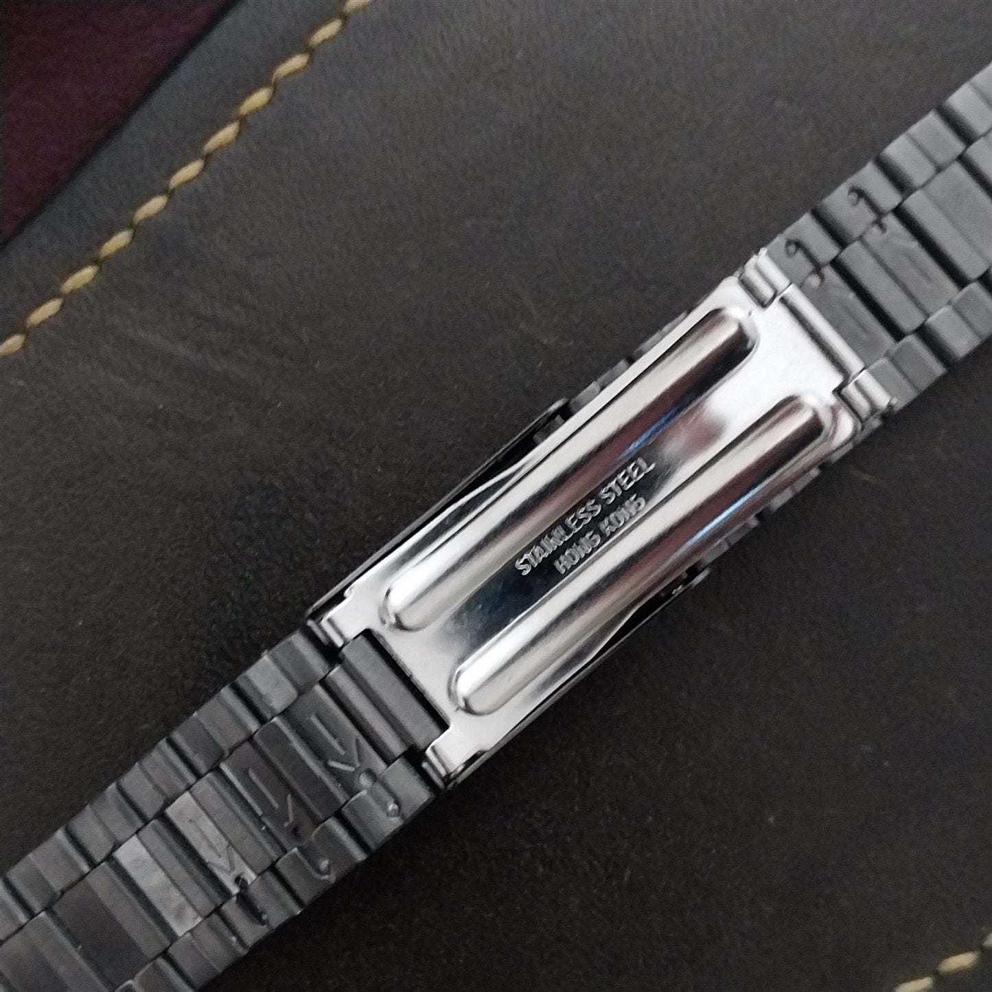 16mm Pulsar Stainless Steel 013BA Old Stock Unused Vintage Watch Band