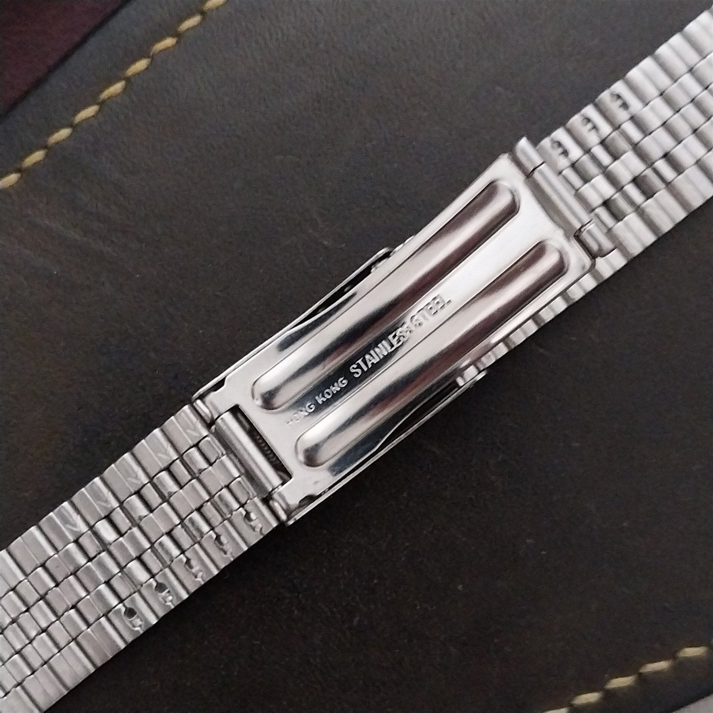 20mm Pulsar Stainless Steel 151MC Old Stock Unused Vintage Watch Band