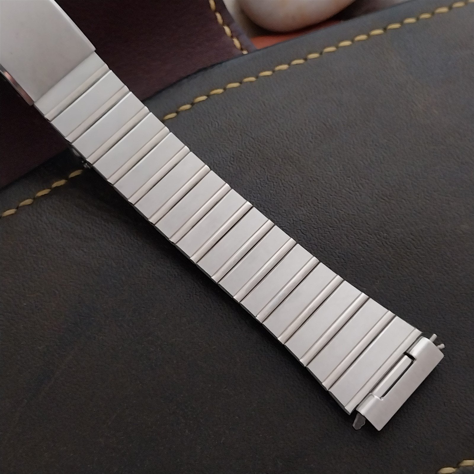 18mm Pulsar Stainless Steel 433MA Old Stock Unused Vintage Watch Band