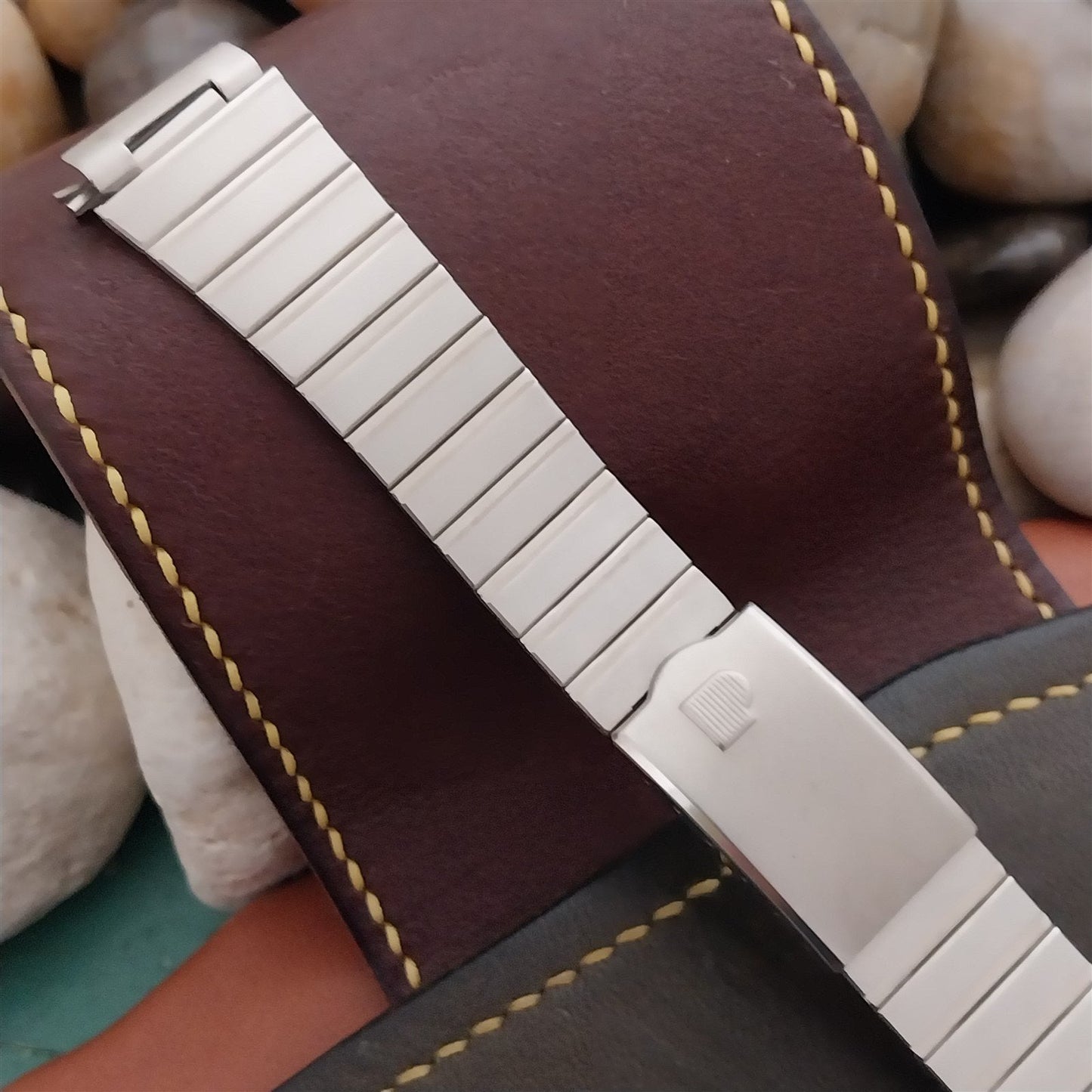 18mm Pulsar Stainless Steel 433MA Old Stock Unused Vintage Watch Band