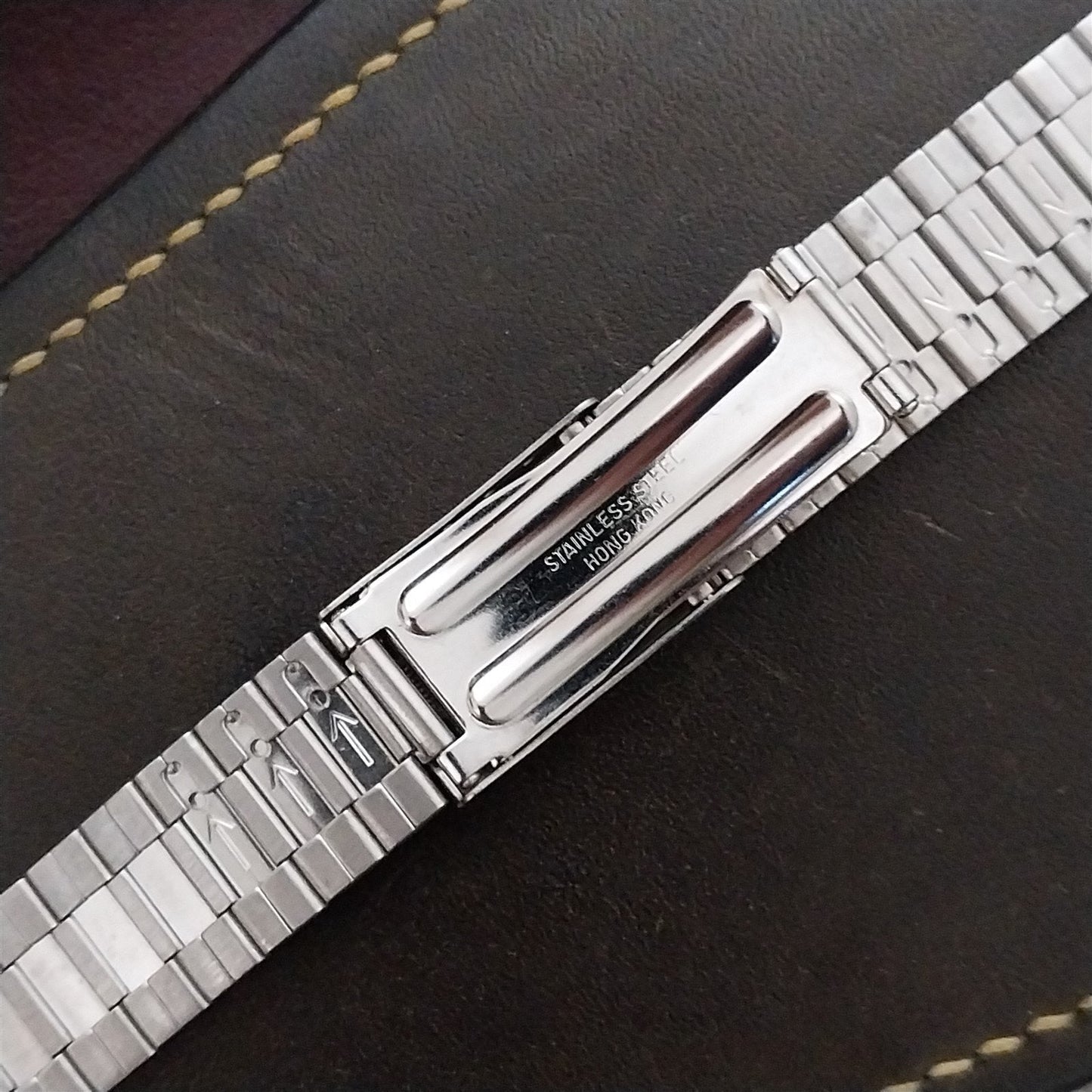 18mm Pulsar Stainless Steel 433MA Old Stock Unused Vintage Watch Band
