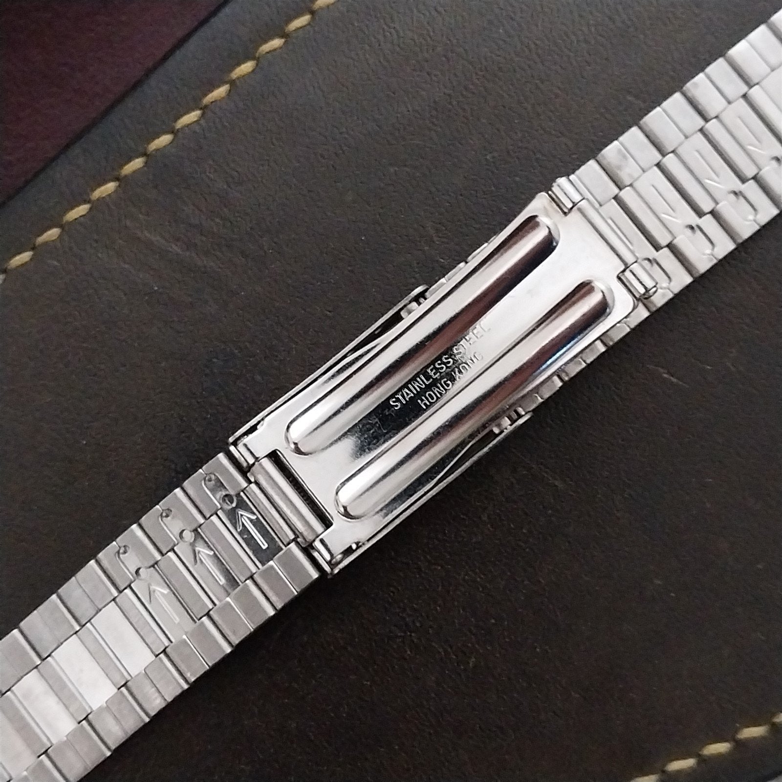 18mm Pulsar Stainless Steel 433MA Old Stock Unused Vintage Watch Band