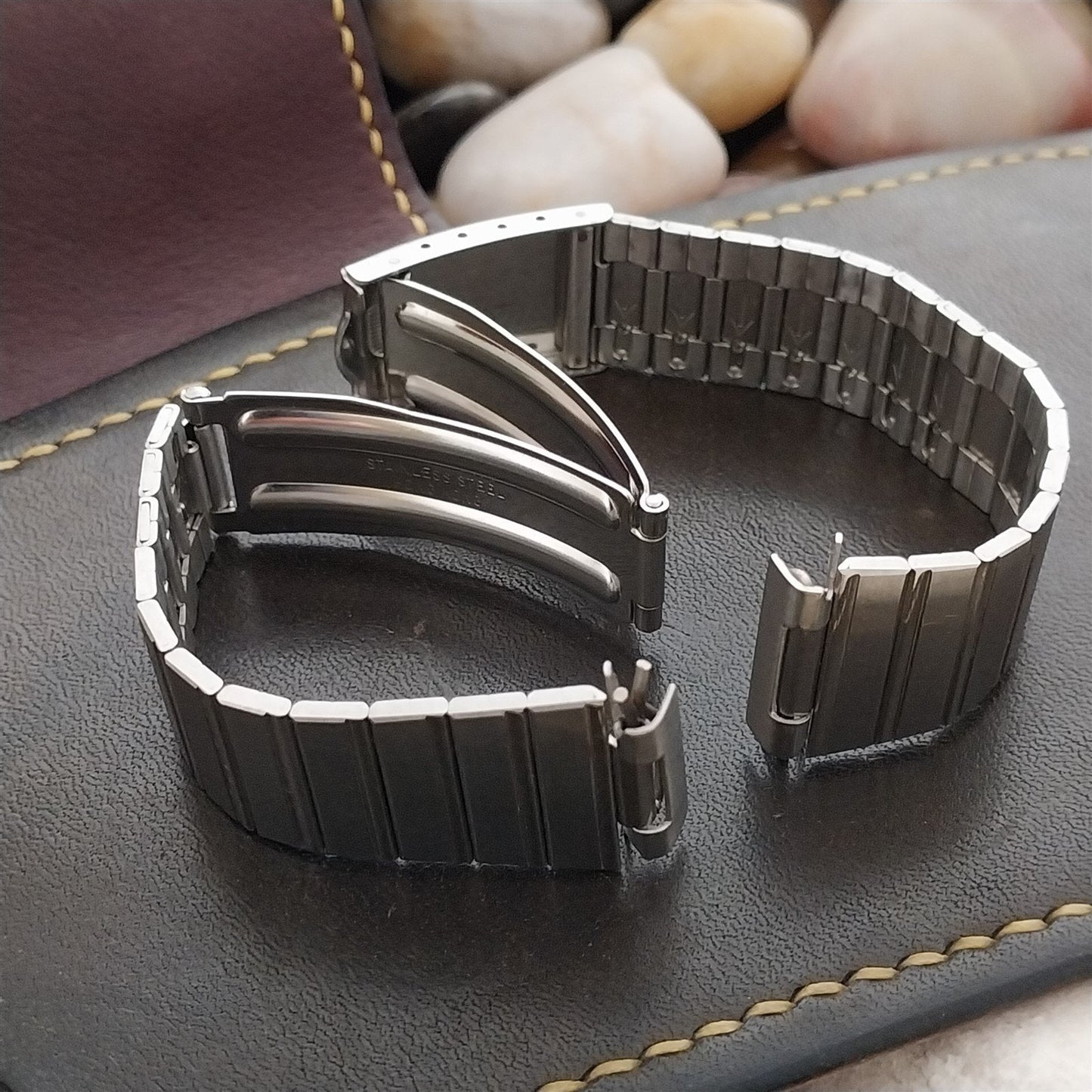 18mm Pulsar Stainless Steel 433MA Old Stock Unused Vintage Watch Band