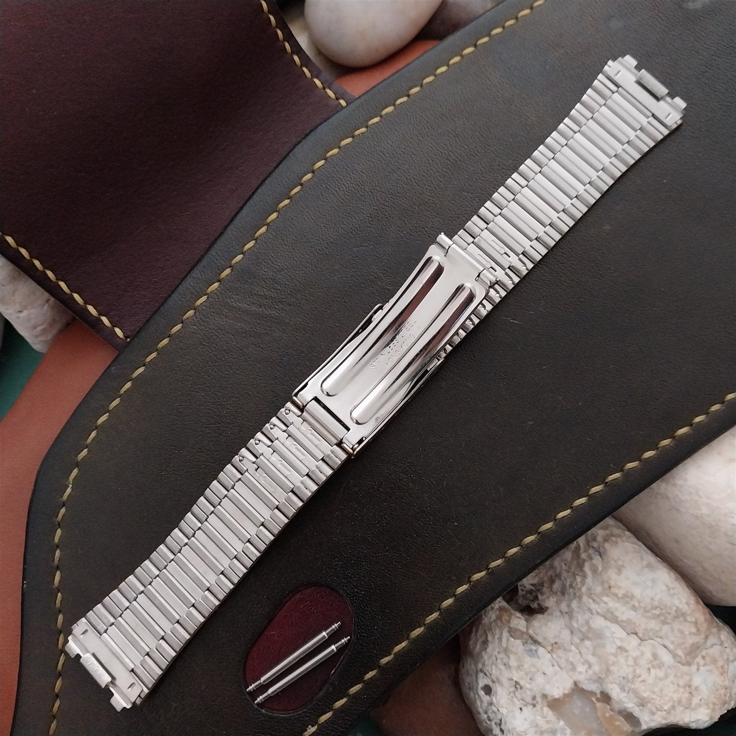 18mm Pulsar Gold-Tone 400MA Old Stock Unused Vintage Watch Band