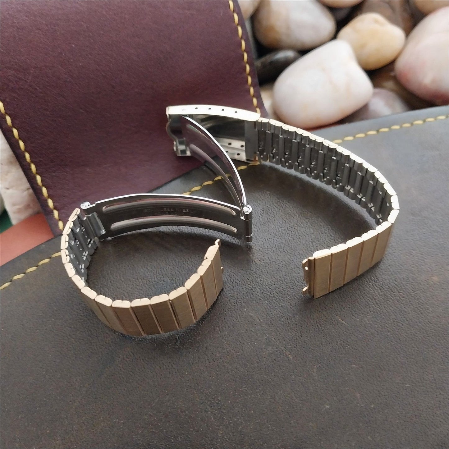 18mm Pulsar Gold-Tone 400MA Old Stock Unused Vintage Watch Band