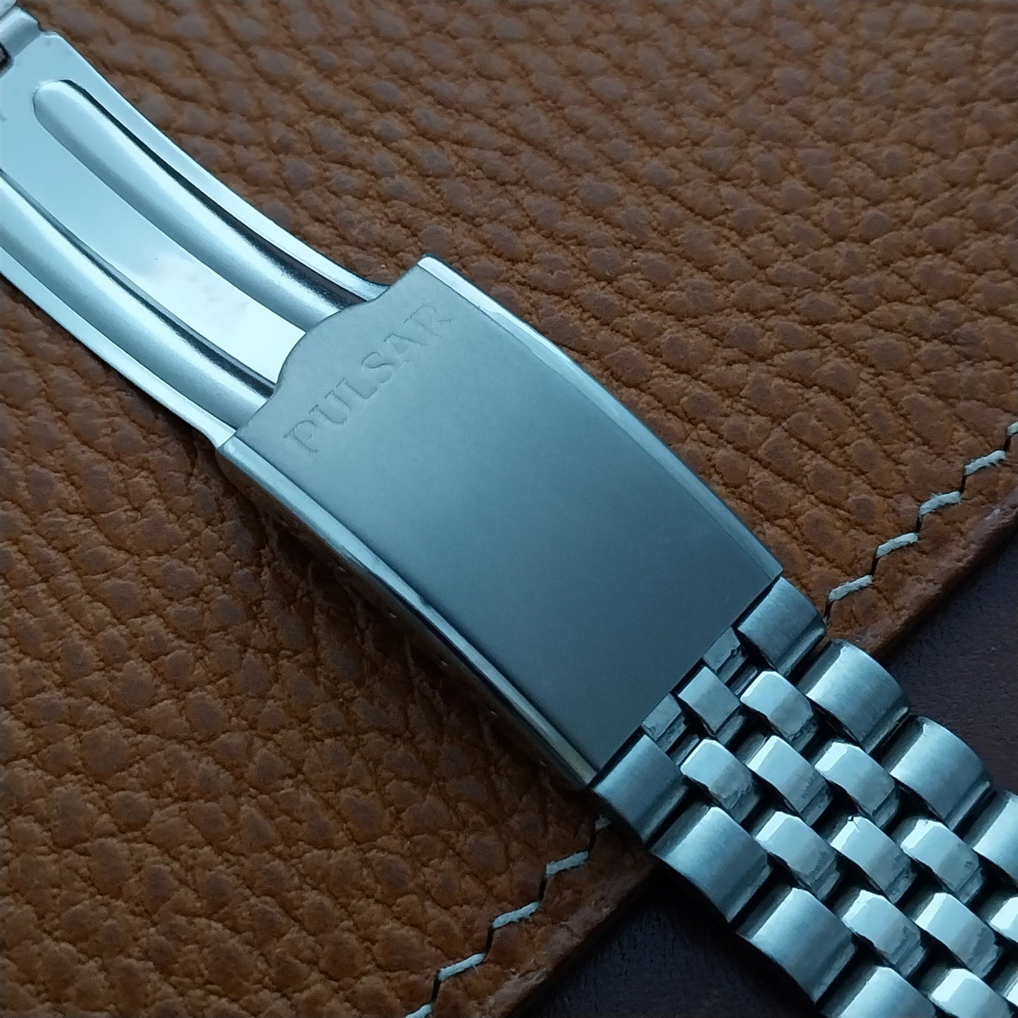20mm Pulsar Stainless Steel Jubilee Link Unused Vintage Watch Band
