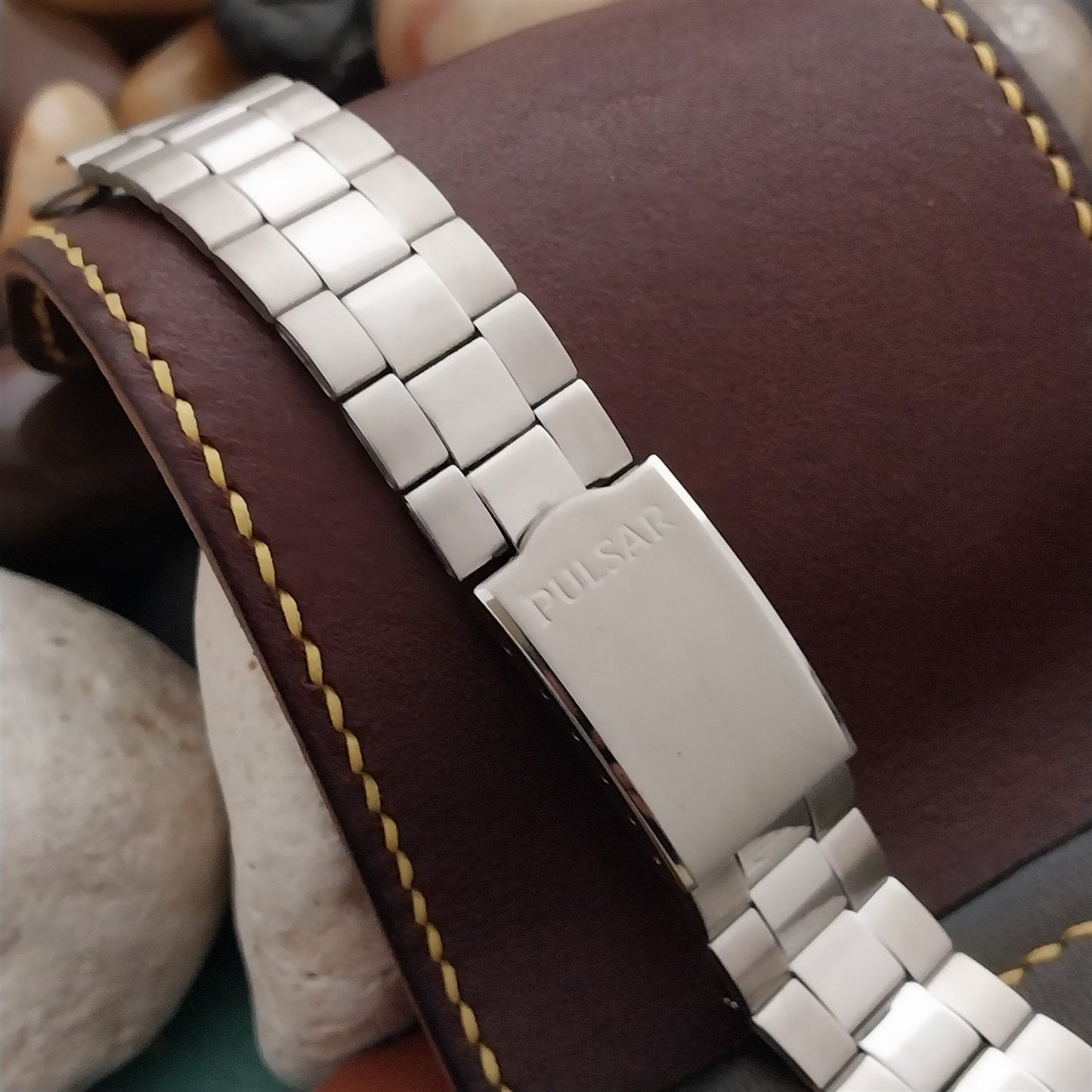 18mm Pulsar Stainless Steel 023BA E Unused Vintage Watch Band