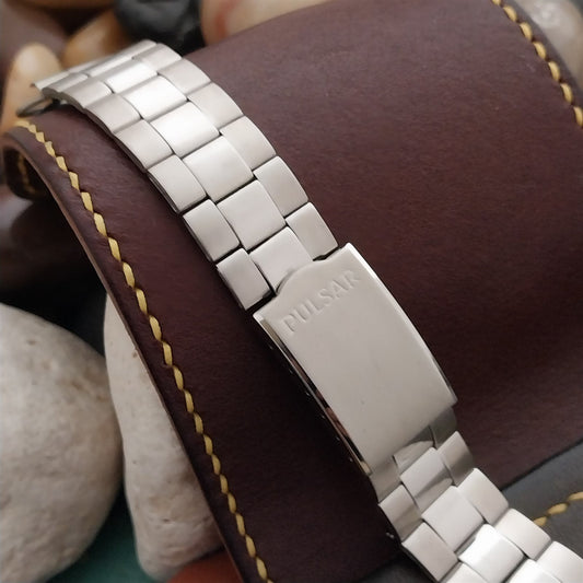 18mm Pulsar Stainless Steel 023BA E Unused Vintage Watch Band
