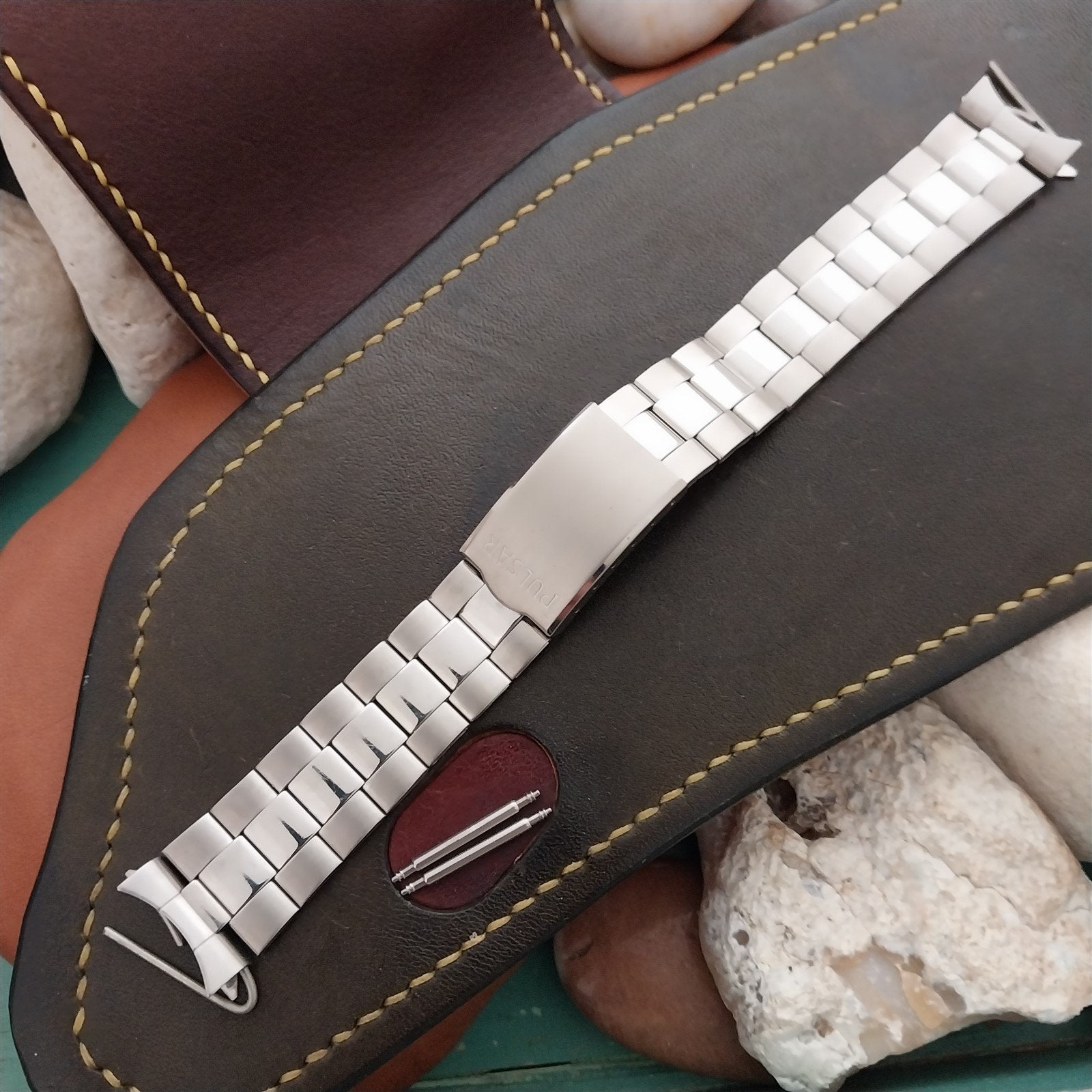 18mm Pulsar Stainless Steel 023BA E Unused Vintage Watch Band