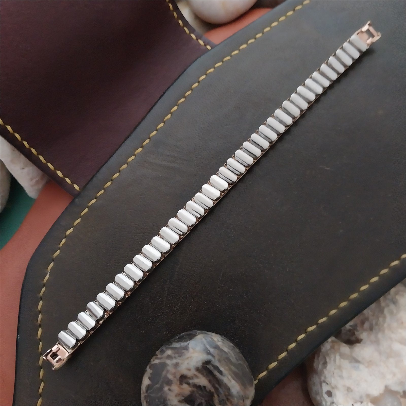 12k Rose Gold-Filled Long Ladies JB Champion Unused 50s Vintage Watch Band