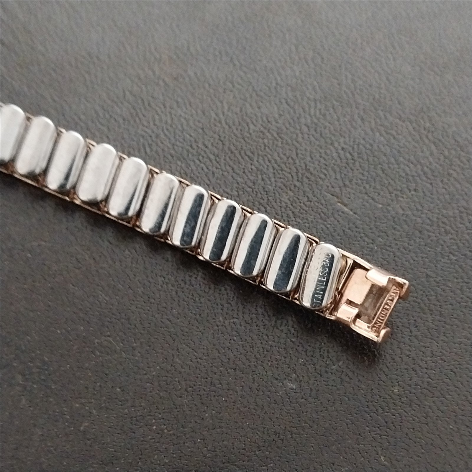 12k Rose Gold-Filled Long Ladies JB Champion Unused 50s Vintage Watch Band