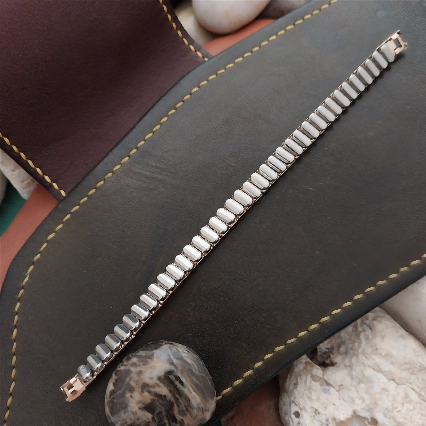 12k Rose Gold-Filled Long Ladies JB Champion Unused 1950s Vintage Watch Band