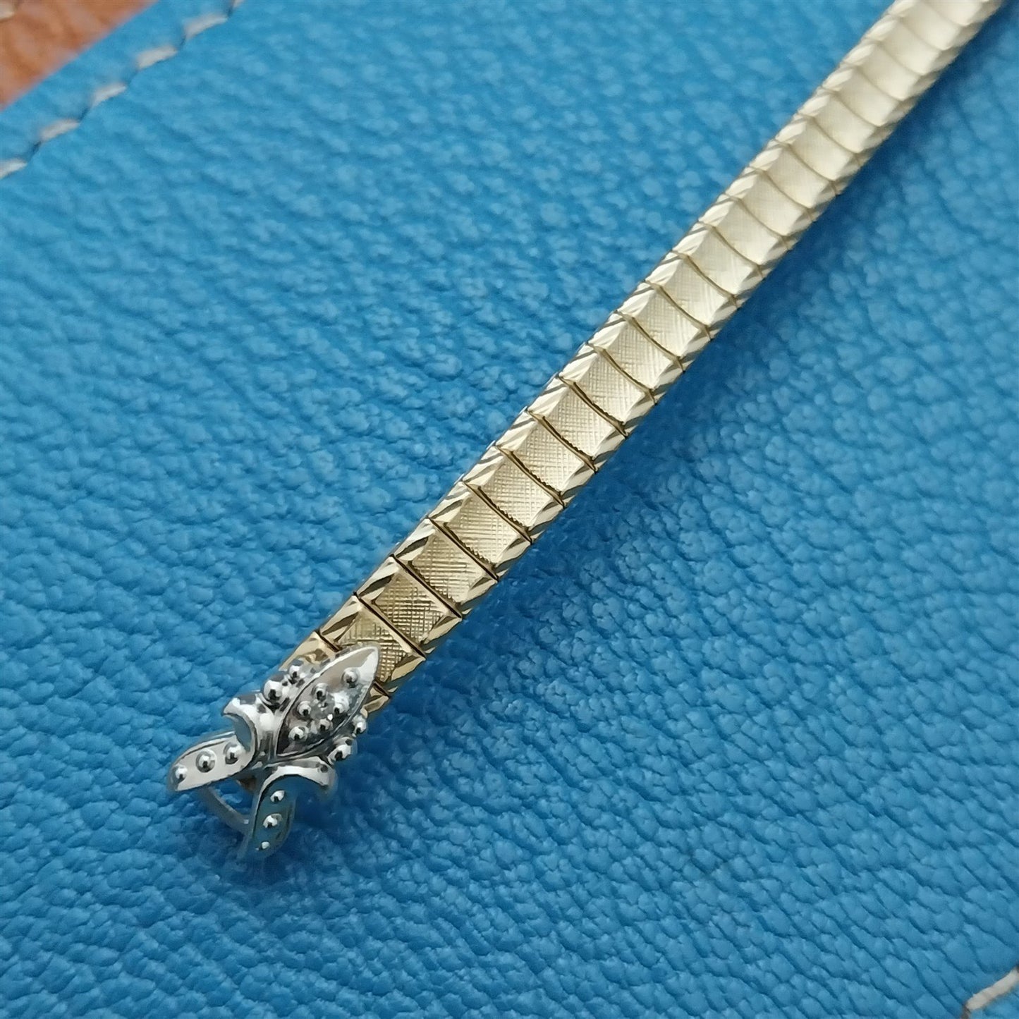 Ladies Gold RGP & Diamond Speidel Unused Vintage Cocktail Watch Band
