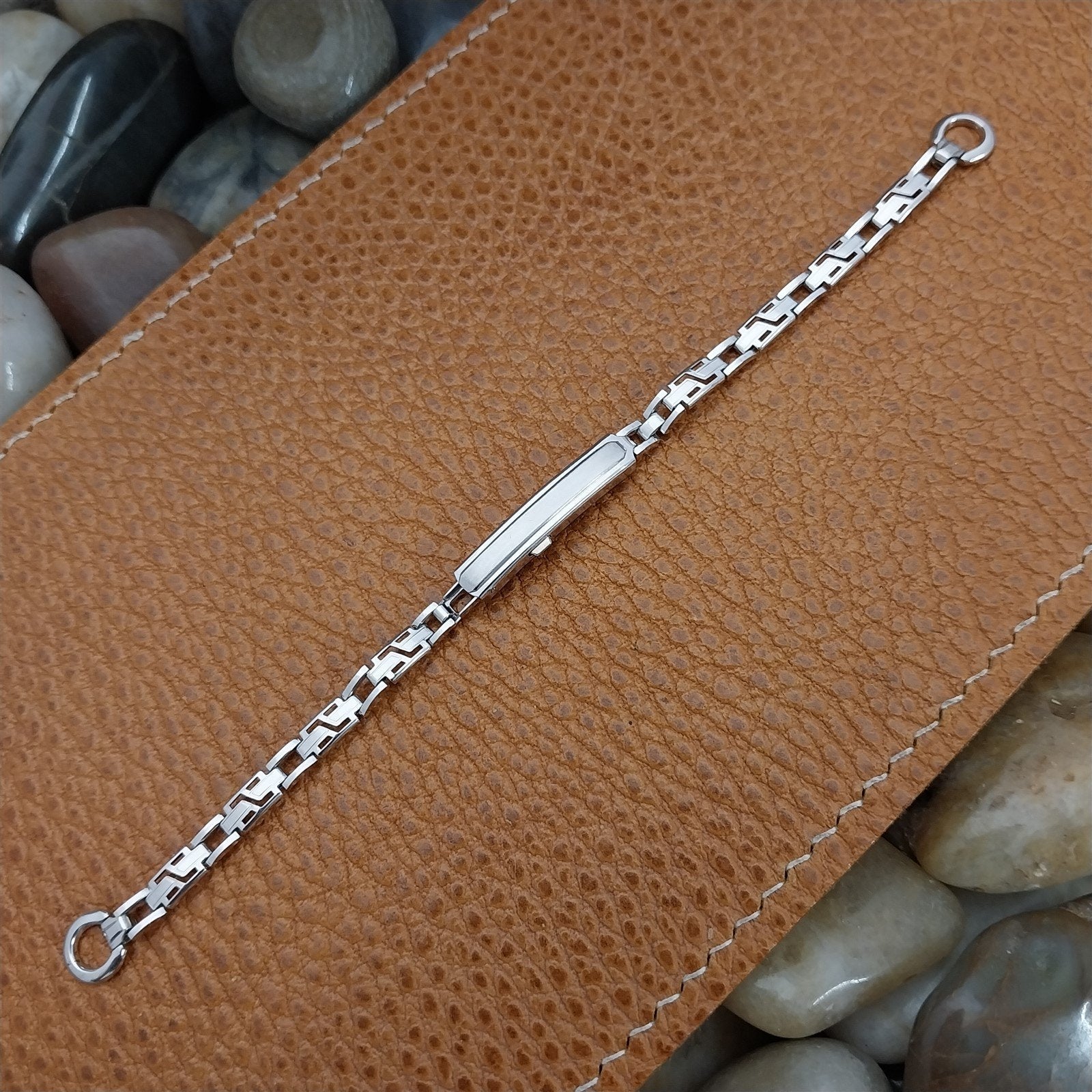 Ladies White Gold Filled Kestenmade Majestic Unused 1940s Vintage Watch Band