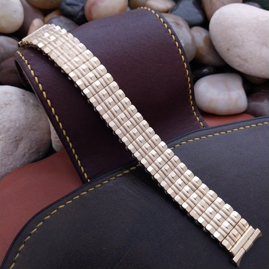 18mm 19mm 10k Gold-Filled JB Champion USA Unused 1960s Vintage Watch Band