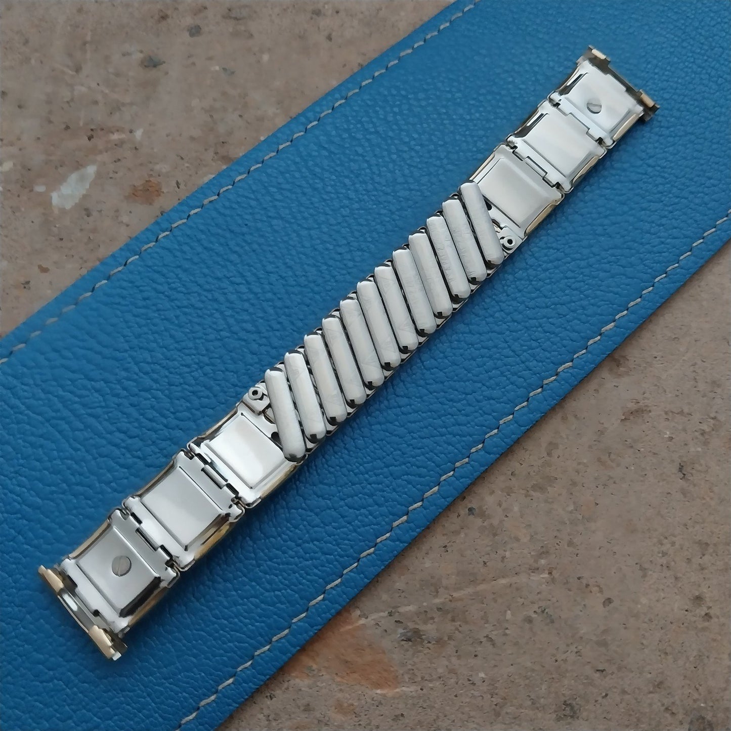 Odd Fellows FLT Gold-Fill & Lizard JB Champion Unused 1950s Vintage Watch Band
