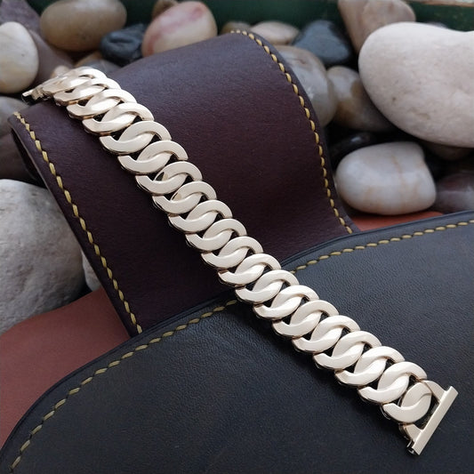 19mm 16mm 18mm Gold-Fill Champion Golden Circle Unused 1950s Vintage Watch Band