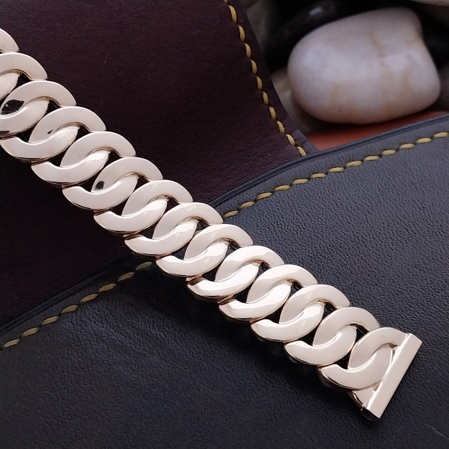 5/8" JB Champion Golden Circle Short Gold-Filled Unused 1950s Vintage Watch Band