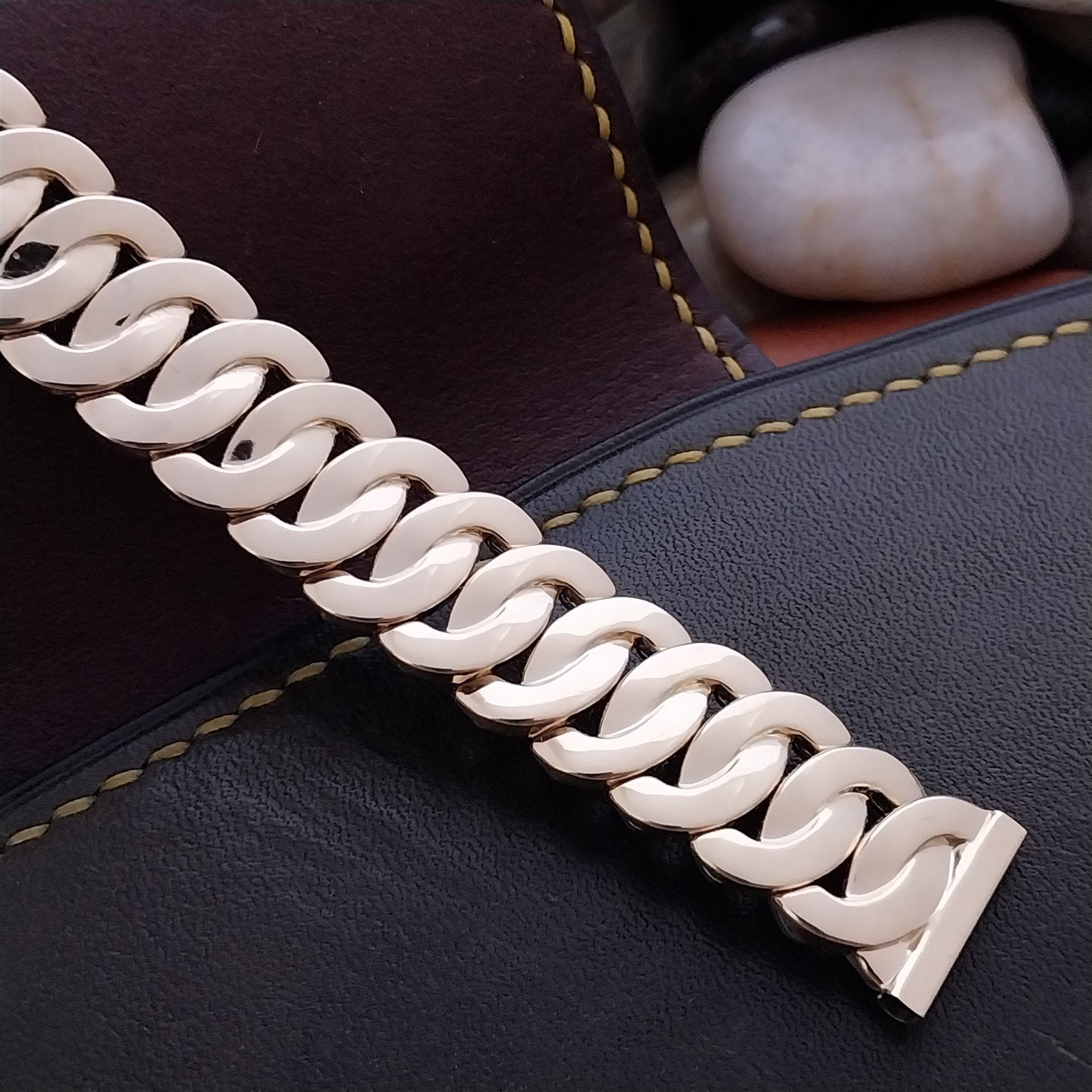 5/8" JB Champion Golden Circle Short Gold-Filled Unused 1950s Vintage Watch Band