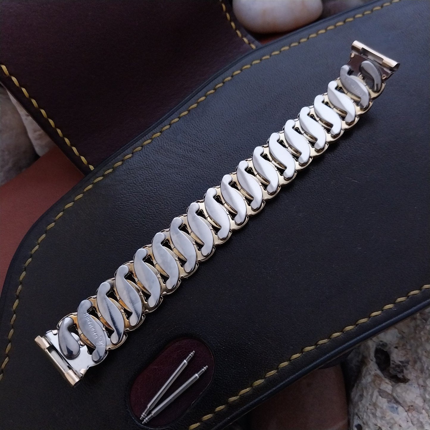 5/8" JB Champion Golden Circle Short Gold-Filled Unused 1950s Vintage Watch Band