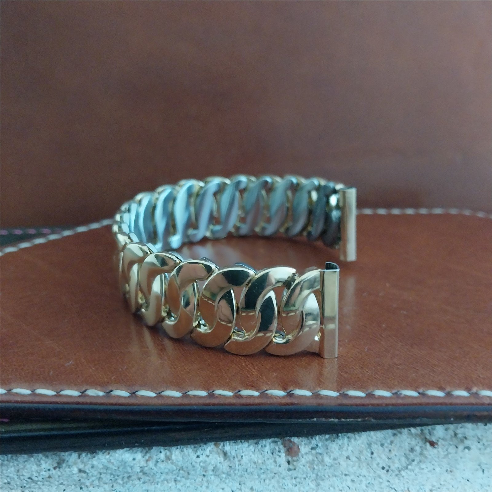 5/8" JB Champion Golden Circle Short Gold-Filled Unused 1950s Vintage Watch Band