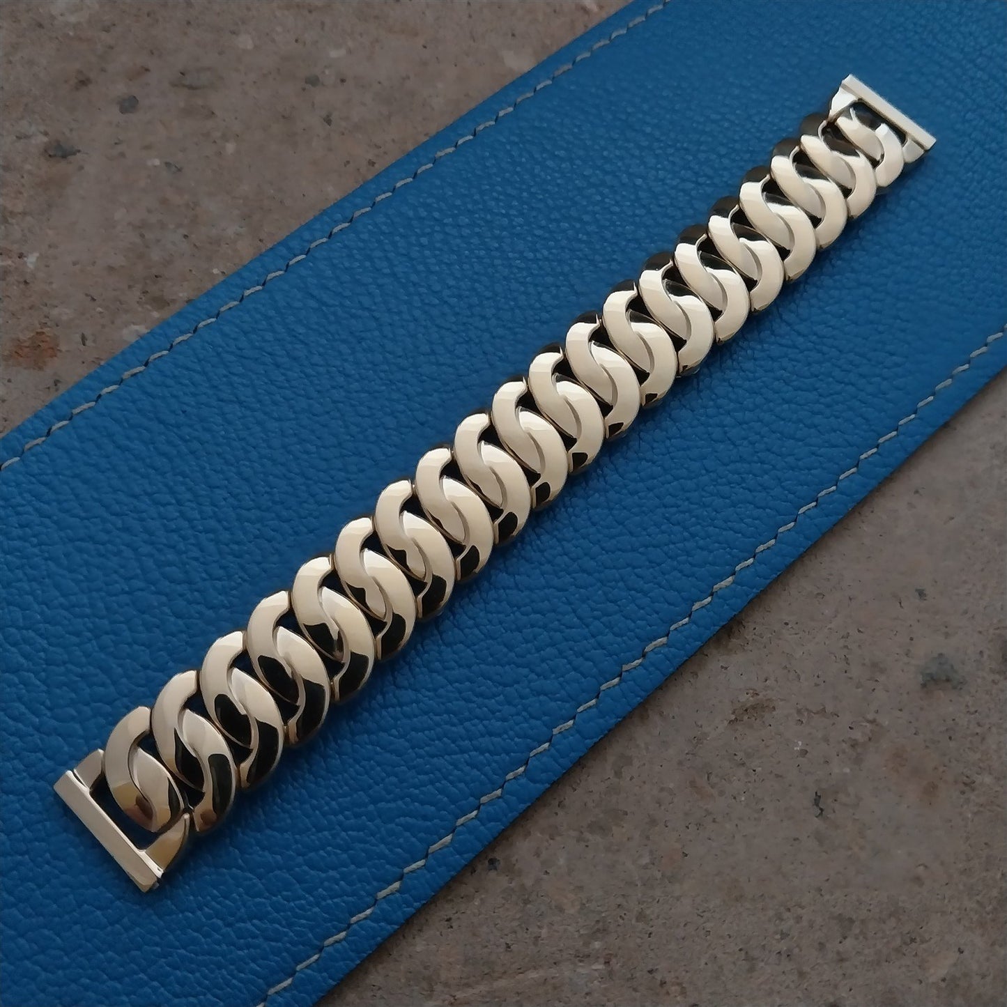 5/8" Gold-Filled JB Champion Golden Circle Unused MCM 1950s Vintage Watch Band