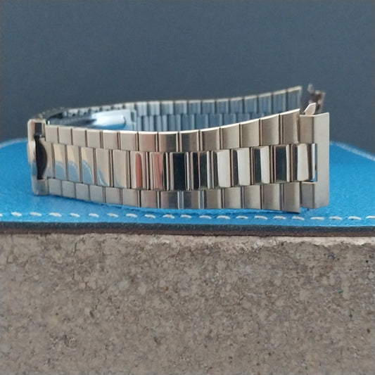 20mm Pulsar Gold-Tone 121P Flat-End Old Stock Unused Vintage Watch Band