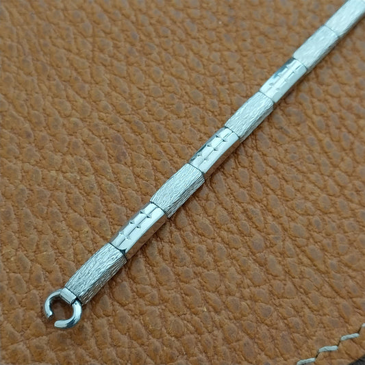 Ladies White Gold-Filled Finesse 1960s Unused Vintage Cocktail Watch Band