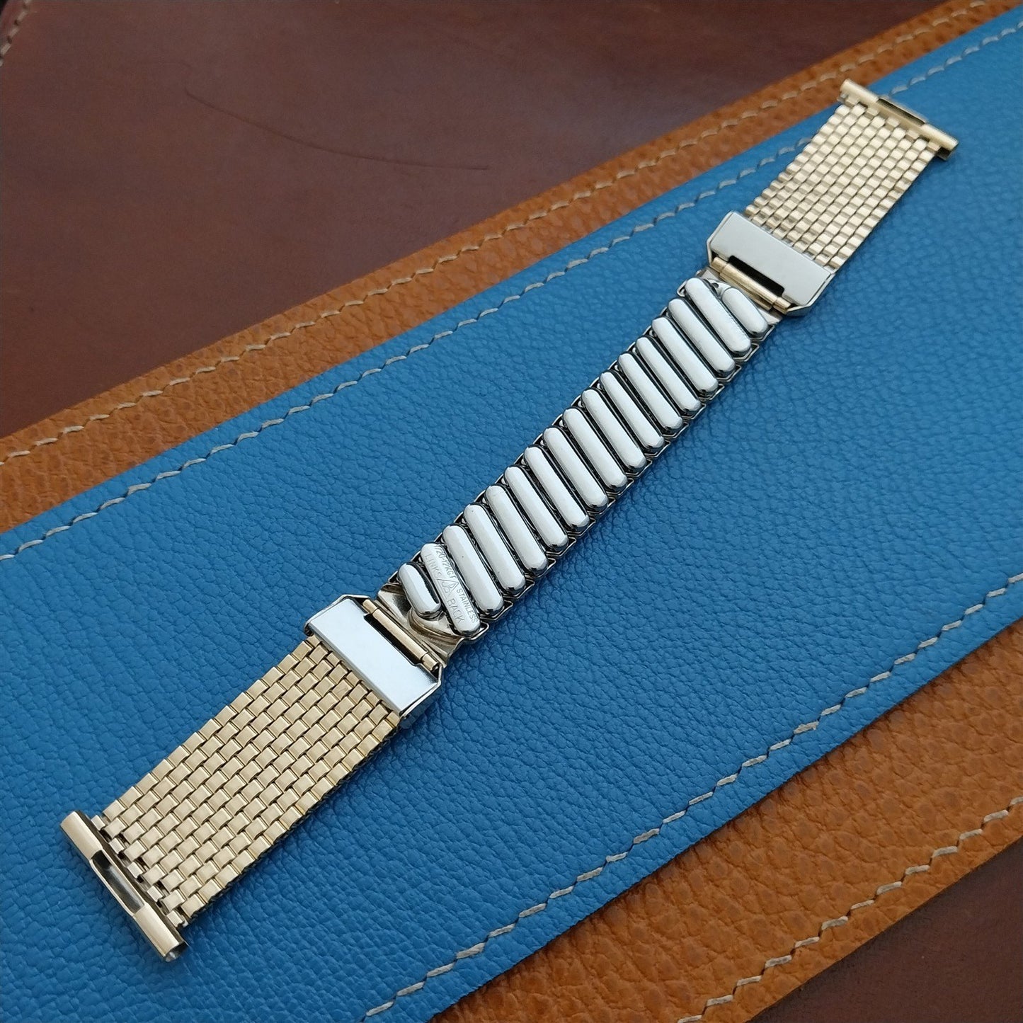 Vintage 19mm 18mm Gold-Fill Mesh JB Champion NOS Unused Classic 1950s Watch Band