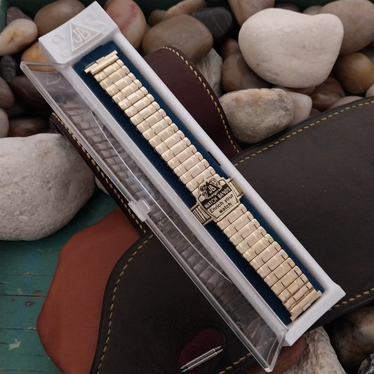 18mm 19mm 10k Gold-Filled JB Champion USA nos Unused 1960s Vintage Watch Band