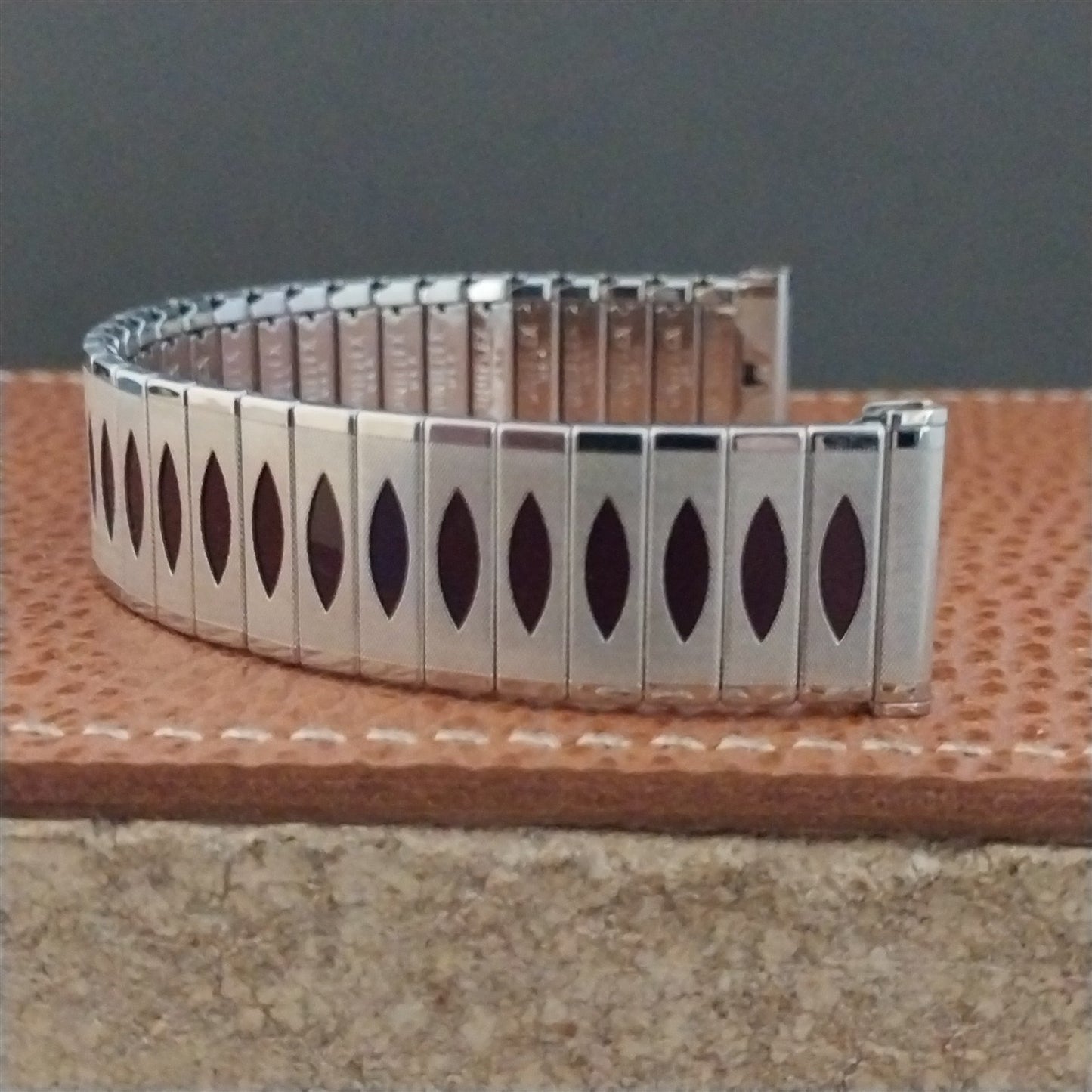 1960s Watchband Stainless Steel 17.2mm 17mm 16mm Unused Uniflex Expansion