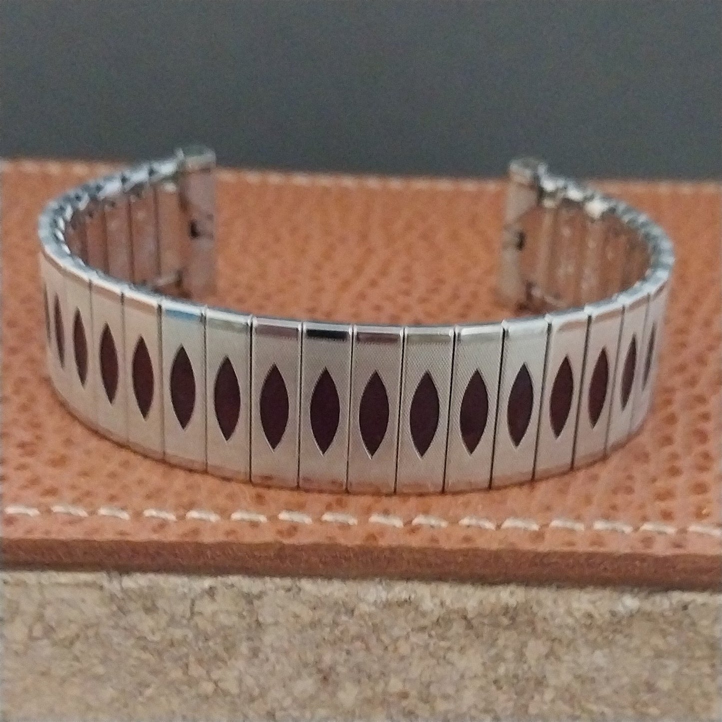 1960s Watchband Stainless Steel 17.2mm 17mm 16mm Unused Uniflex Expansion