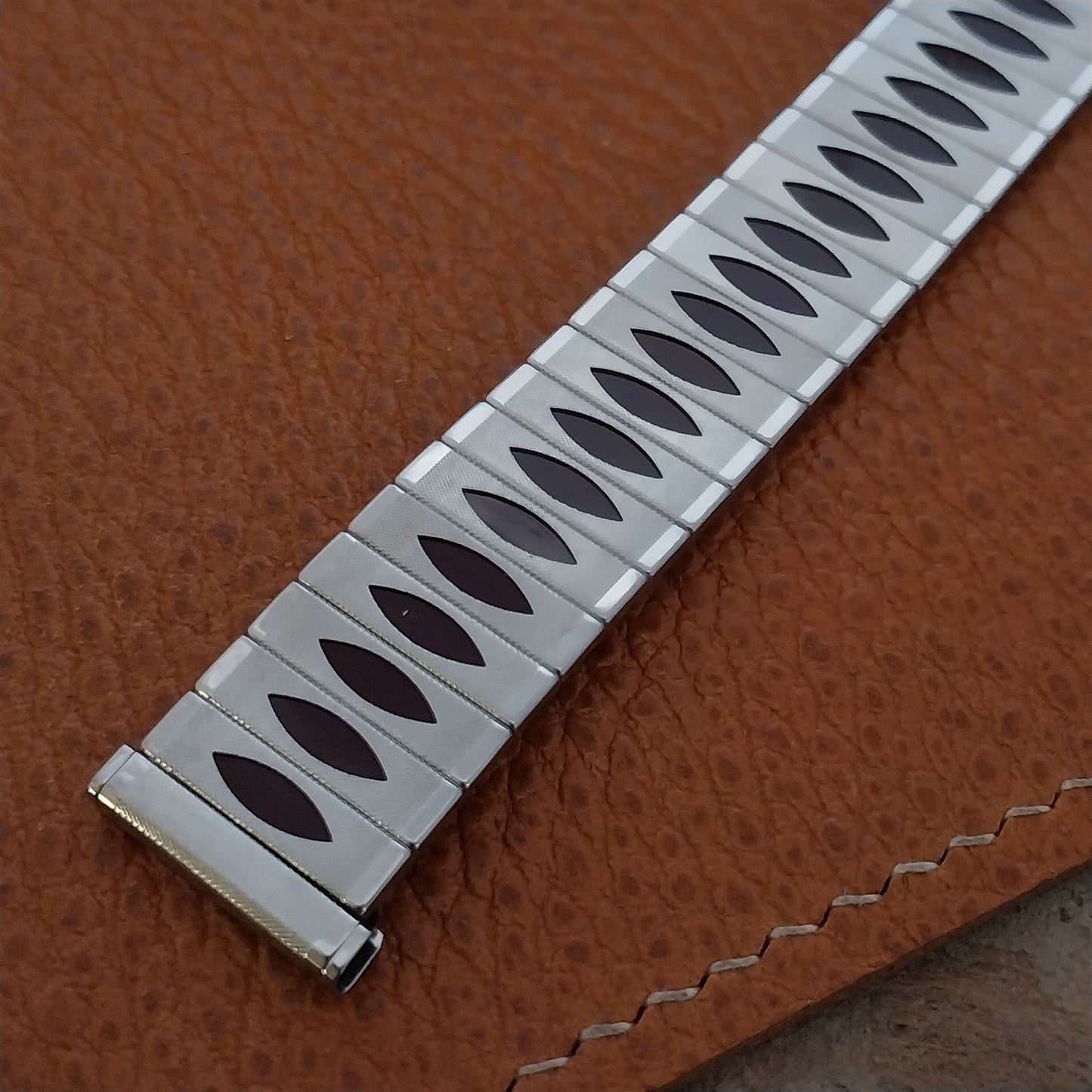 1960s Watchband Stainless Steel 17.2mm 17mm 16mm Unused Uniflex Expansion