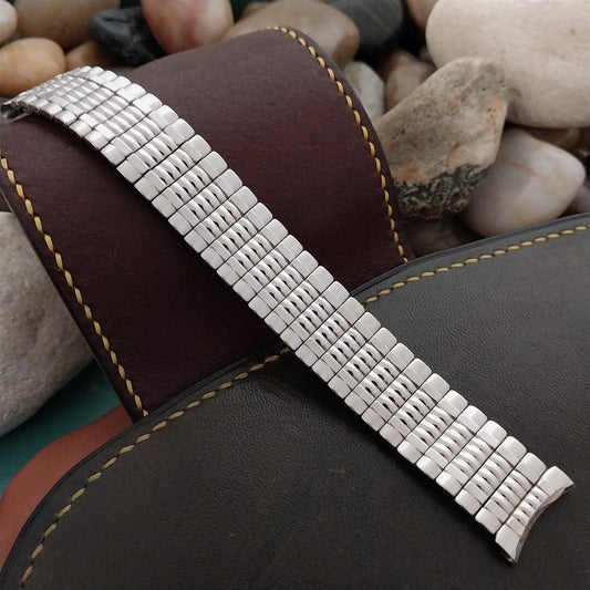 19mm 18mm Watch Band 1950s Vintage Admiral Stainless Steel Expansion