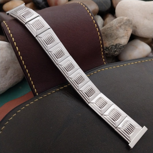 19mm 18mm Stainless Steel Kestenmade Unused nos 1950s Vintage Watch Band