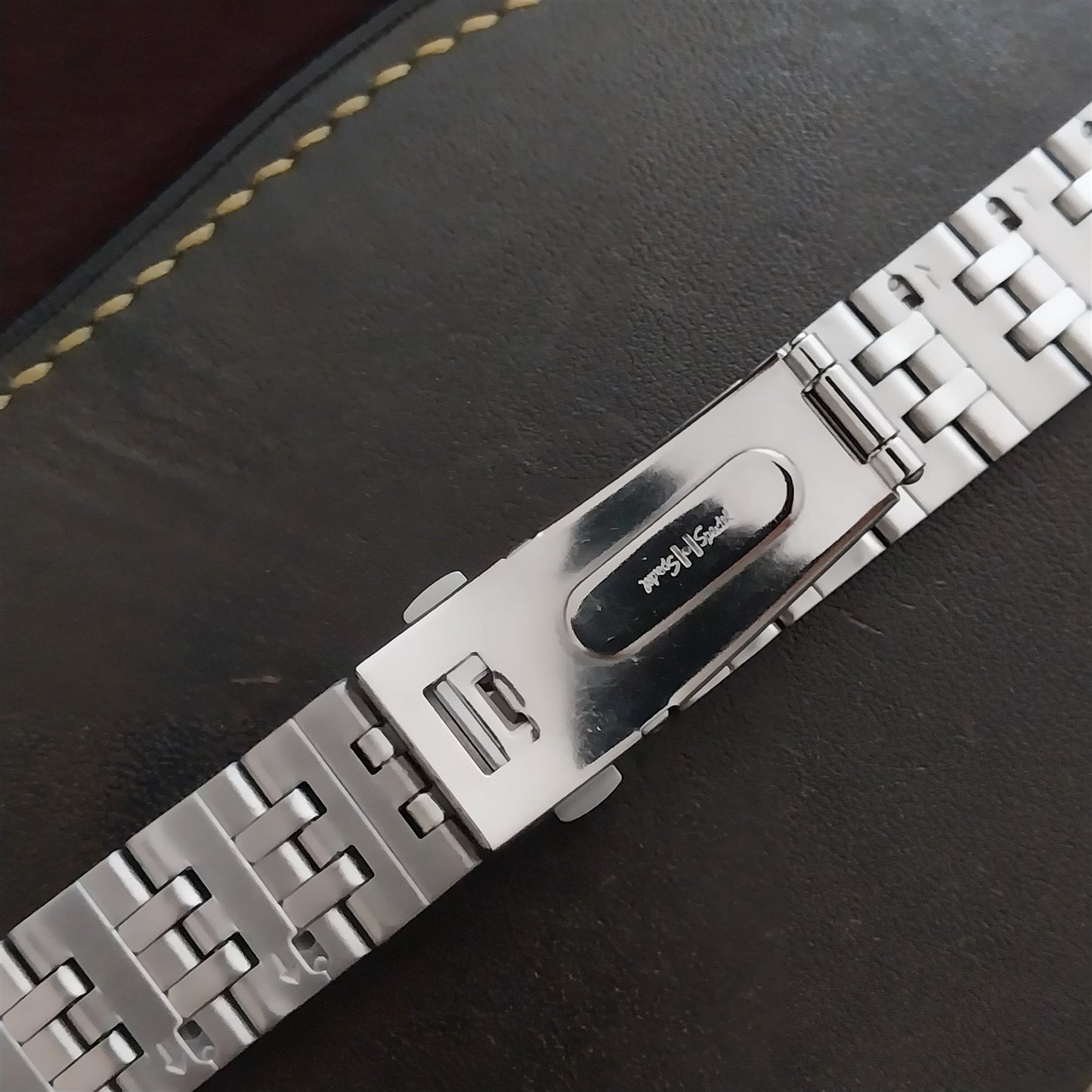 18mm Speidel Hirsch Stainless Steel Unused Watch Band