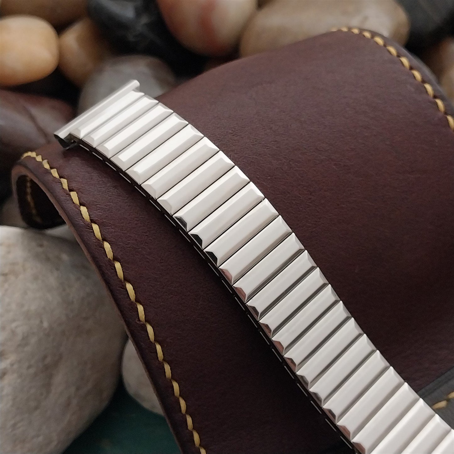 Speidel Pat Pend Twistoflex Fullback Stainless Steel Unused Vintage Watch Band