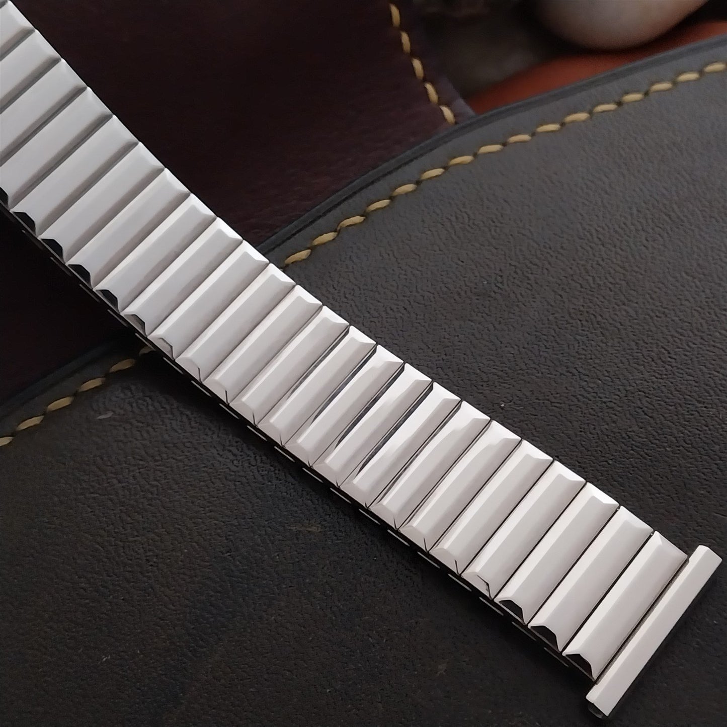 Speidel Pat Pend Twistoflex Fullback Stainless Steel Unused Vintage Watch Band