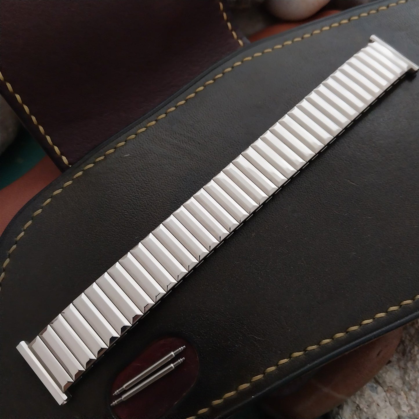 Speidel Pat Pend Twistoflex Fullback Stainless Steel Unused Vintage Watch Band