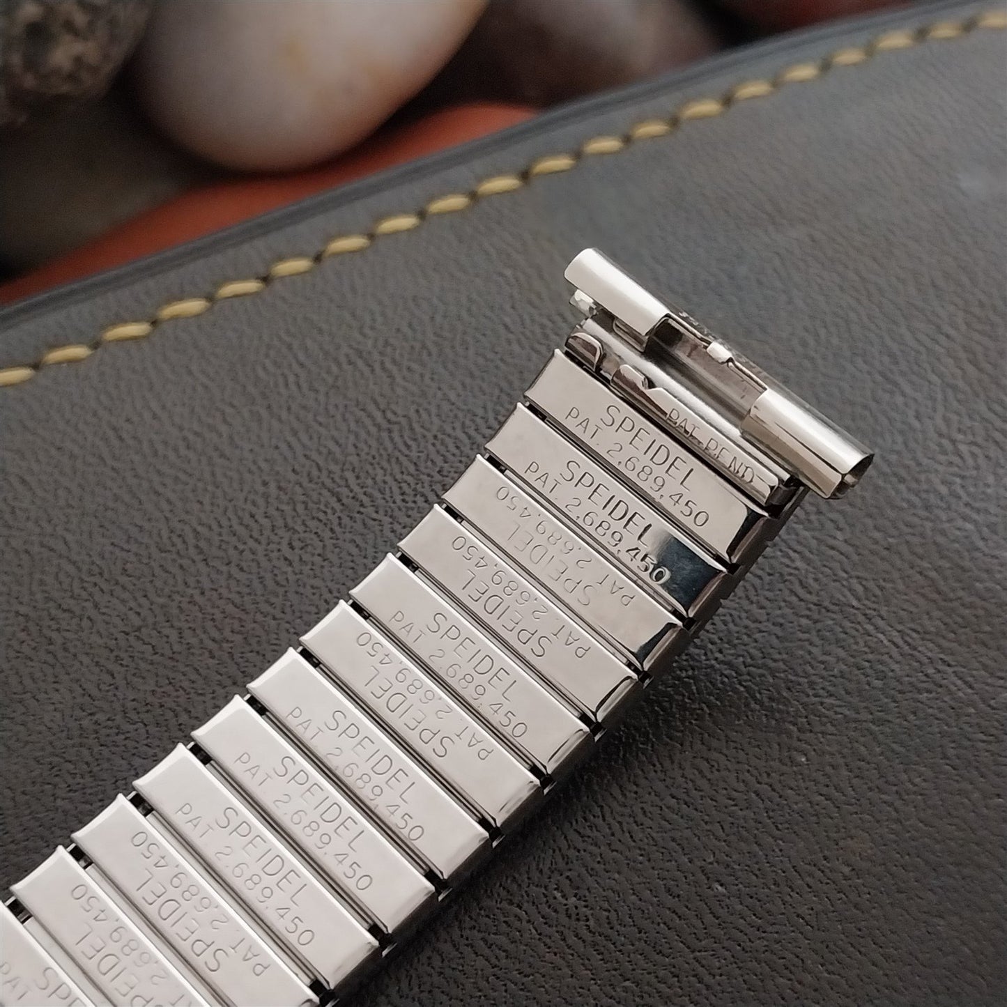 Speidel Pat Pend Twistoflex Fullback Stainless Steel Unused Vintage Watch Band