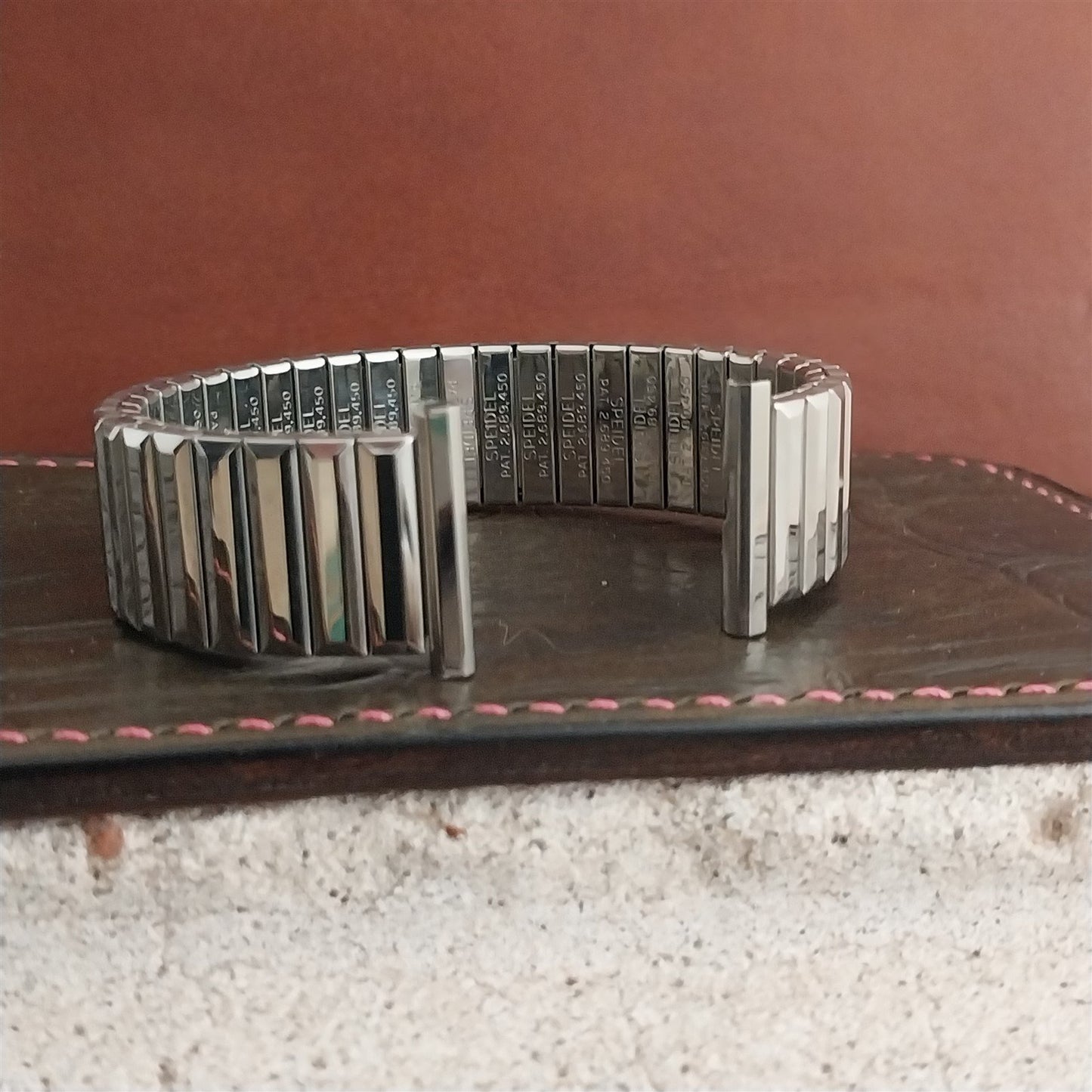 Speidel Pat Pend Twistoflex Fullback Stainless Steel Unused Vintage Watch Band