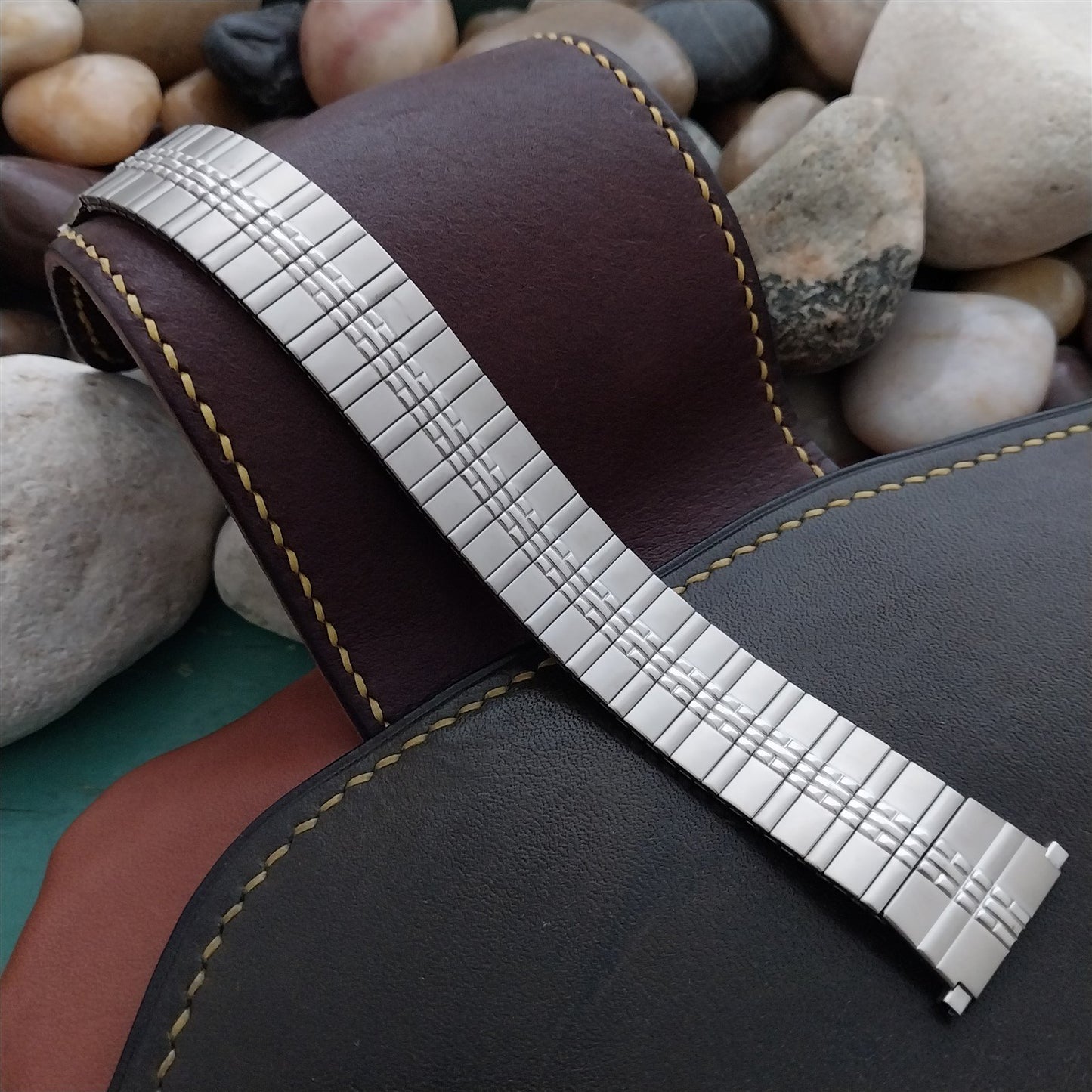 Speidel Thinline 1970s Flared Stainless Steel Unused Vintage Watch Band