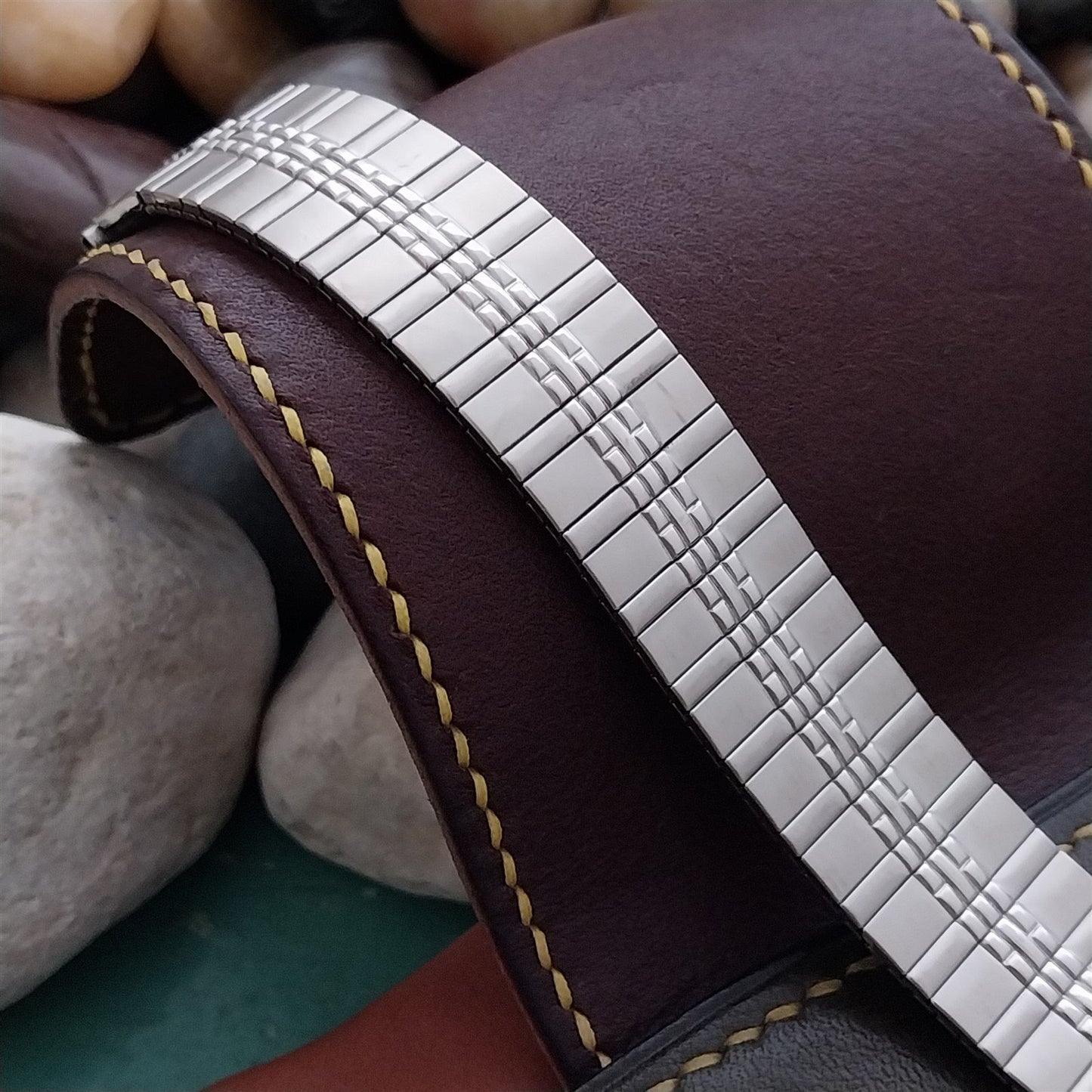 Speidel Thinline 1970s Flared Stainless Steel Unused Vintage Watch Band