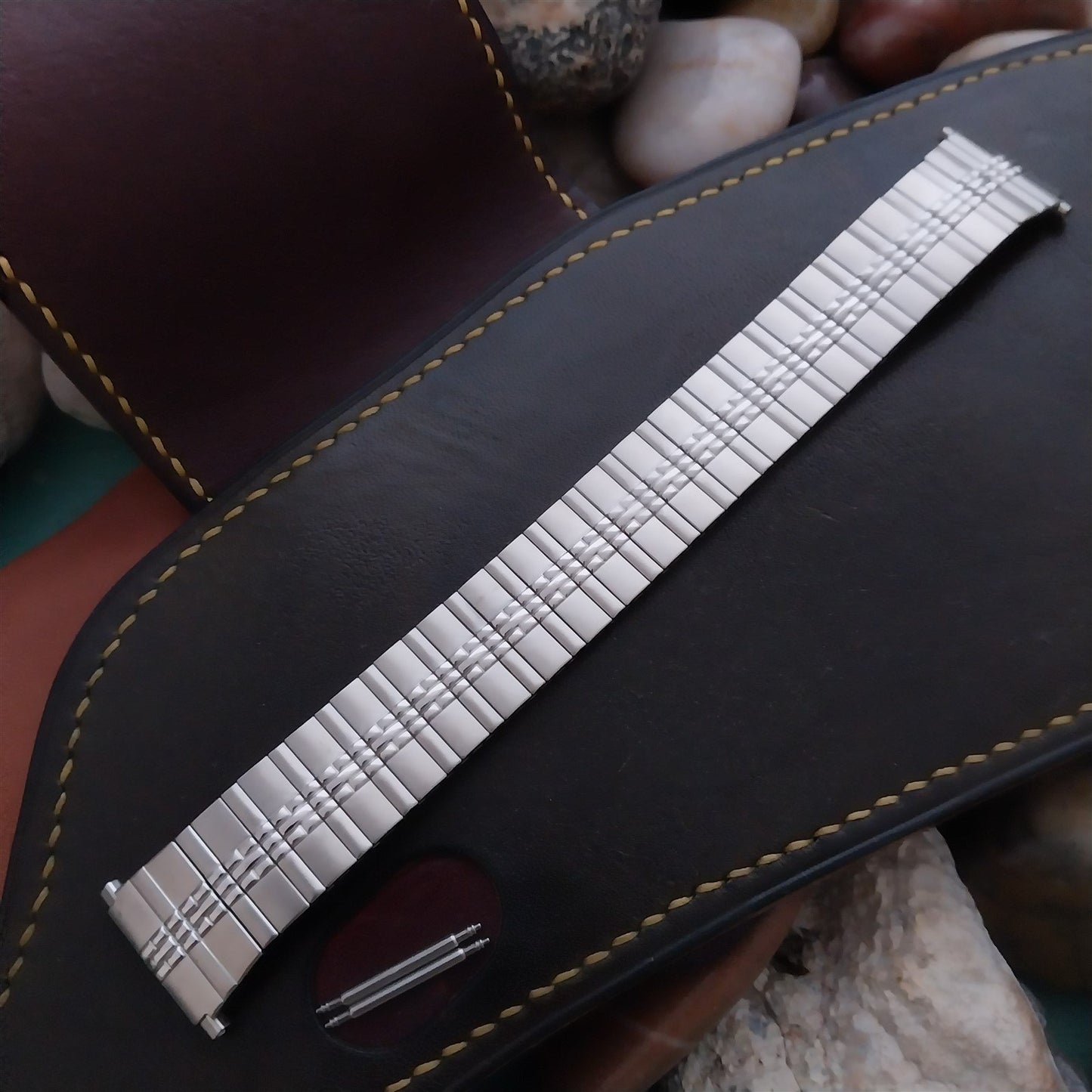 Speidel Thinline 1970s Flared Stainless Steel Unused Vintage Watch Band