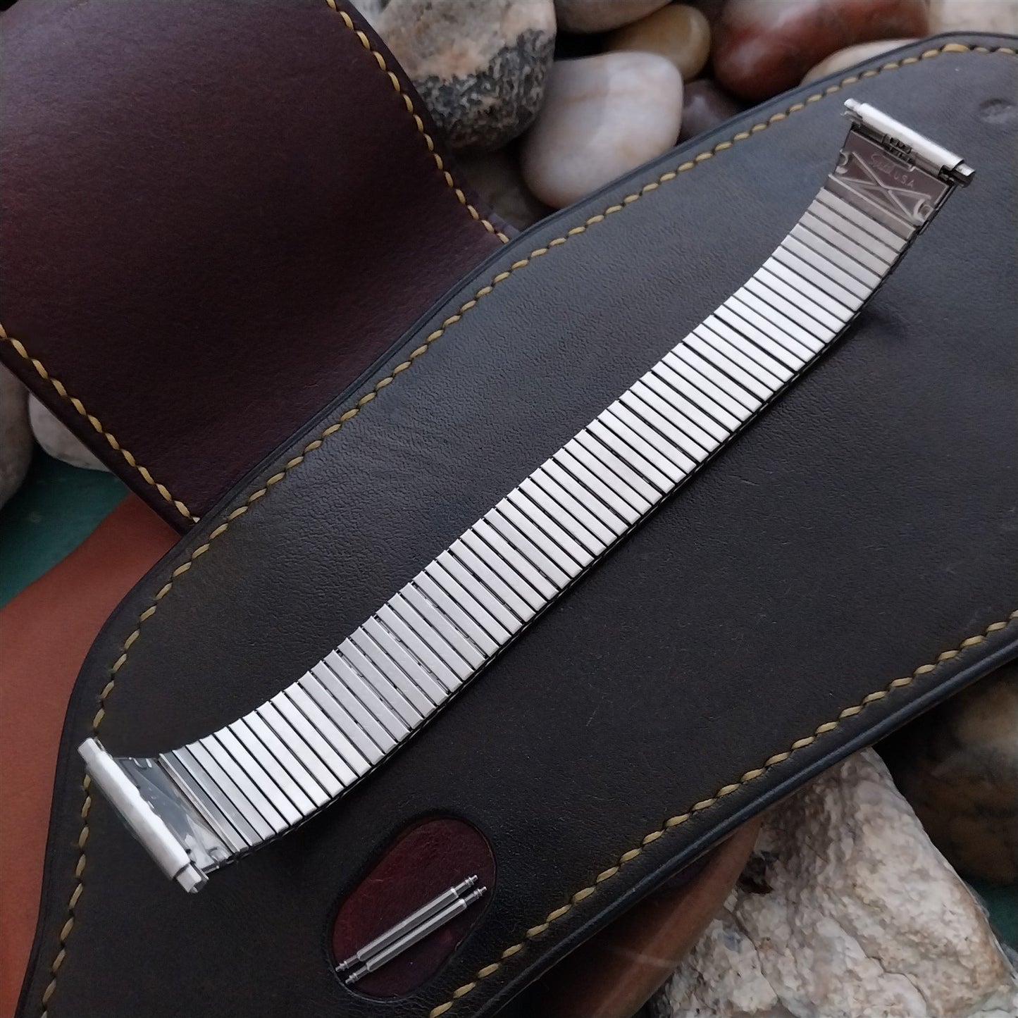 Speidel Thinline 1970s Flared Stainless Steel Unused Vintage Watch Band