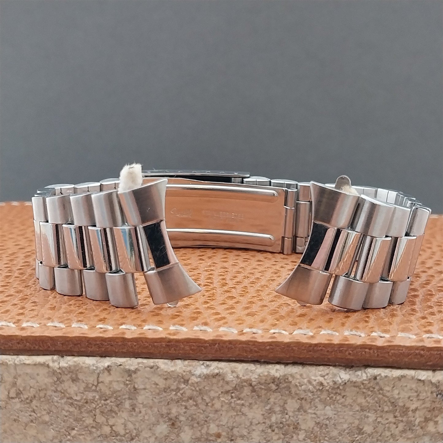 20mm Curved-End Stainless Steel Classic President Speidel Unused Watch Band