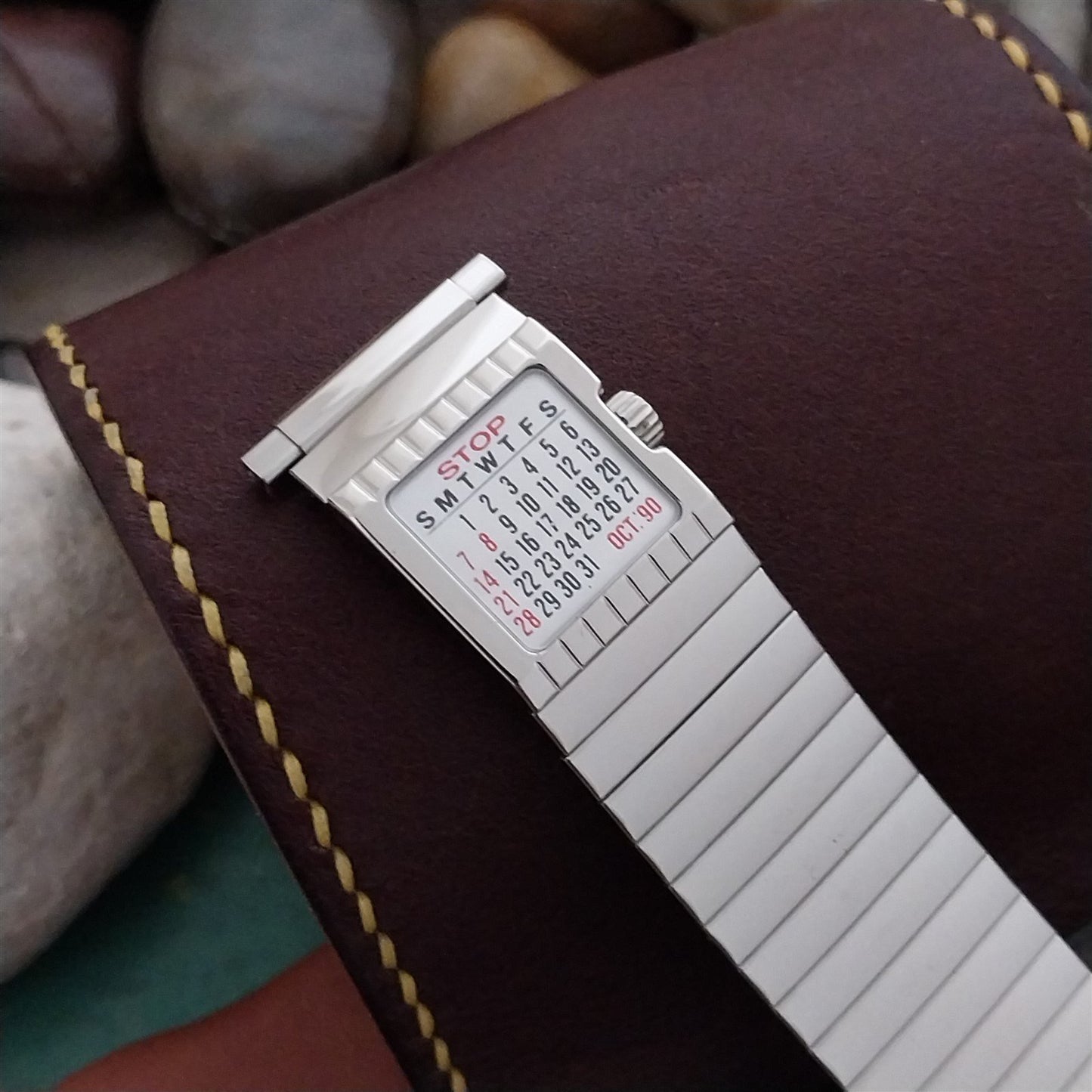 18mm 20mm 22mm Speidel Timeband Stainless Steel Calendar Unused 1990s Watch Band