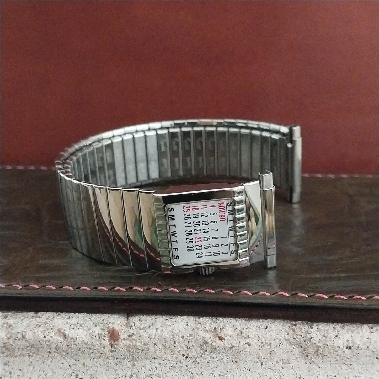 18mm 20mm 22mm Speidel Timeband Stainless Steel Calendar Unused 1990s Watch Band