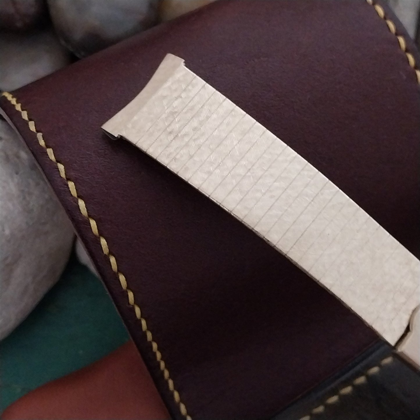 19mm 18mm Gold Filled Speidel Man of The World Unused 1960s-1970s Watch Band