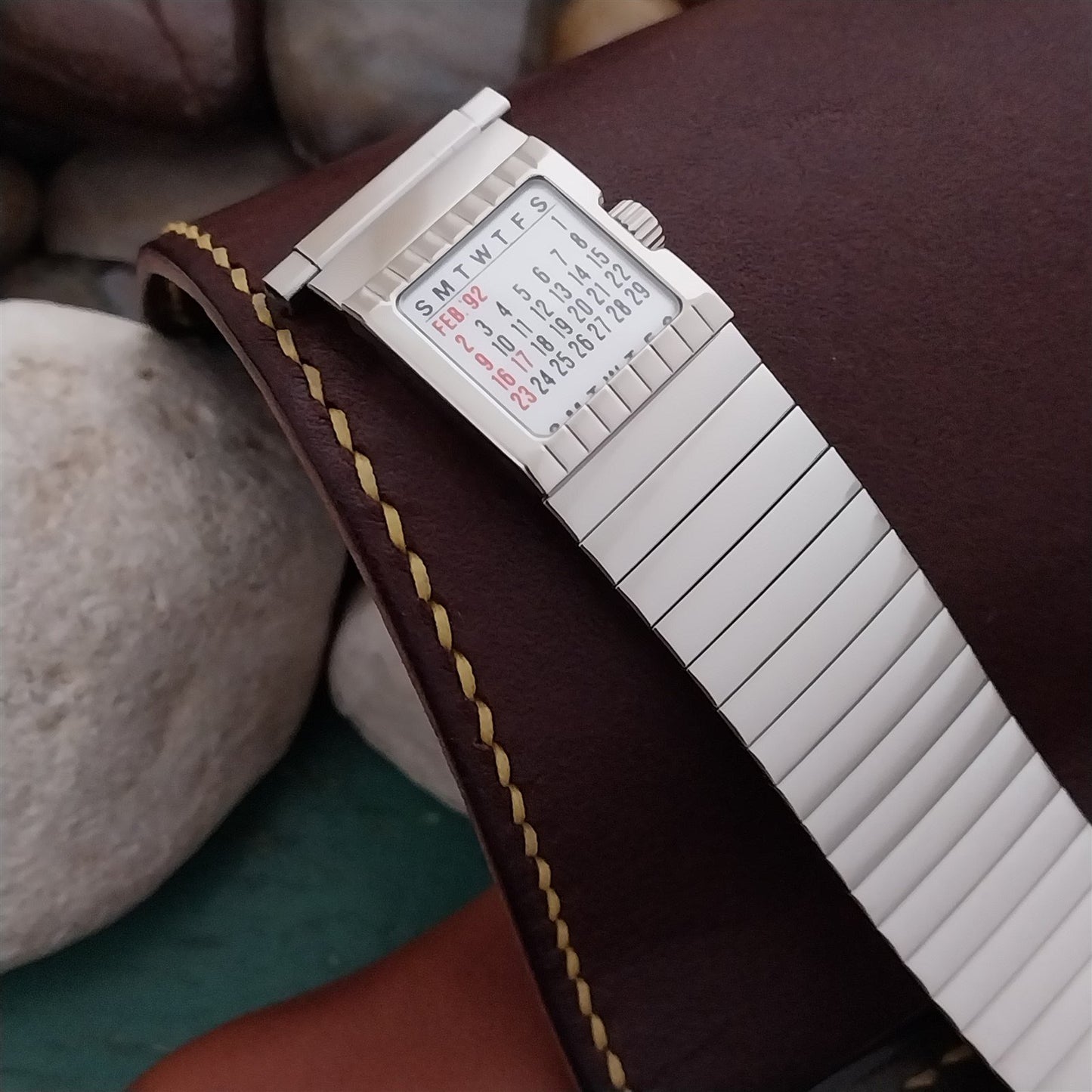 18mm 20mm 22mm Speidel Timeband Stainless Steel Calendar Unused 1990s Watch Band